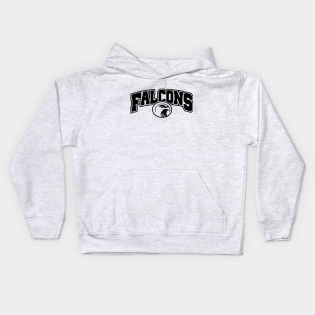 atl falcons Kids Hoodie by byTimmyVelvet